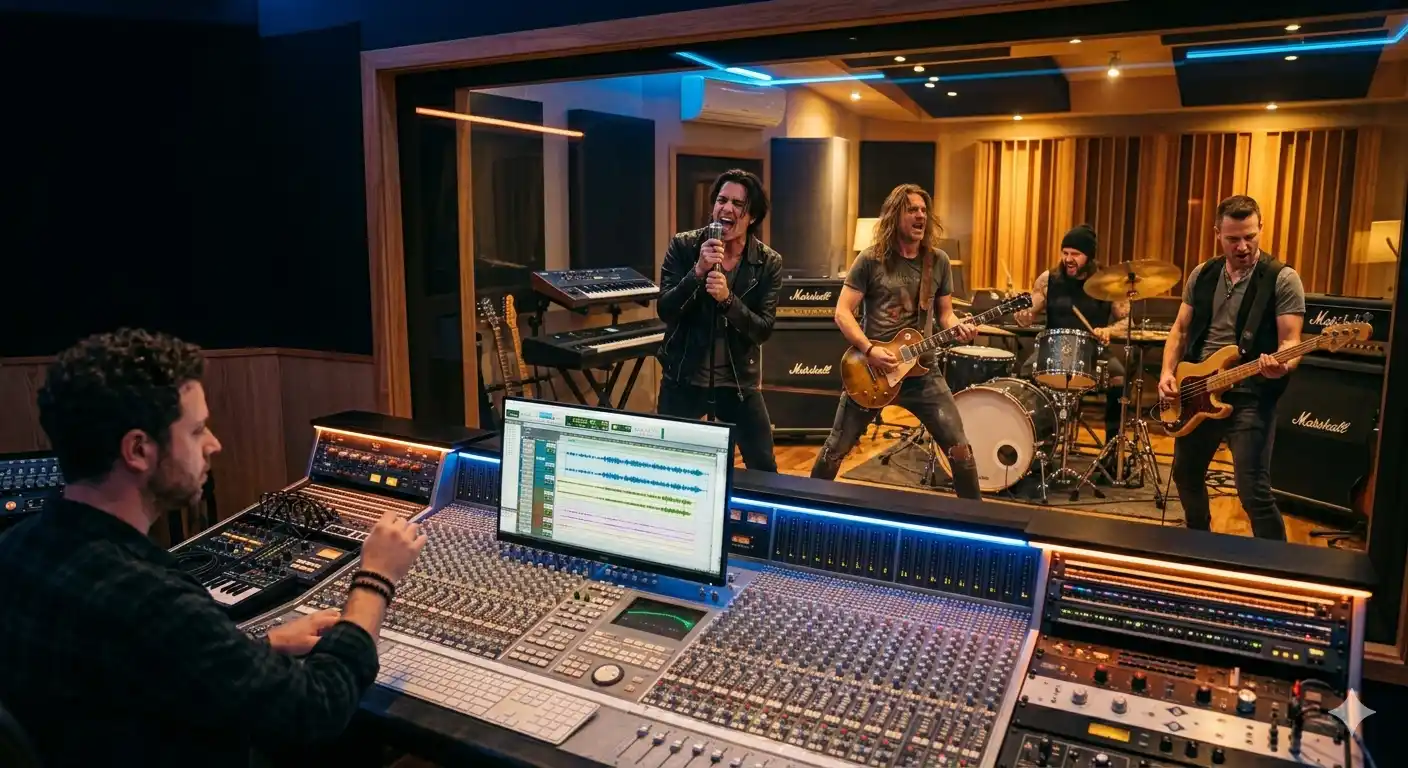 Cómo preparar tu banda para una sesión de grabación profesional