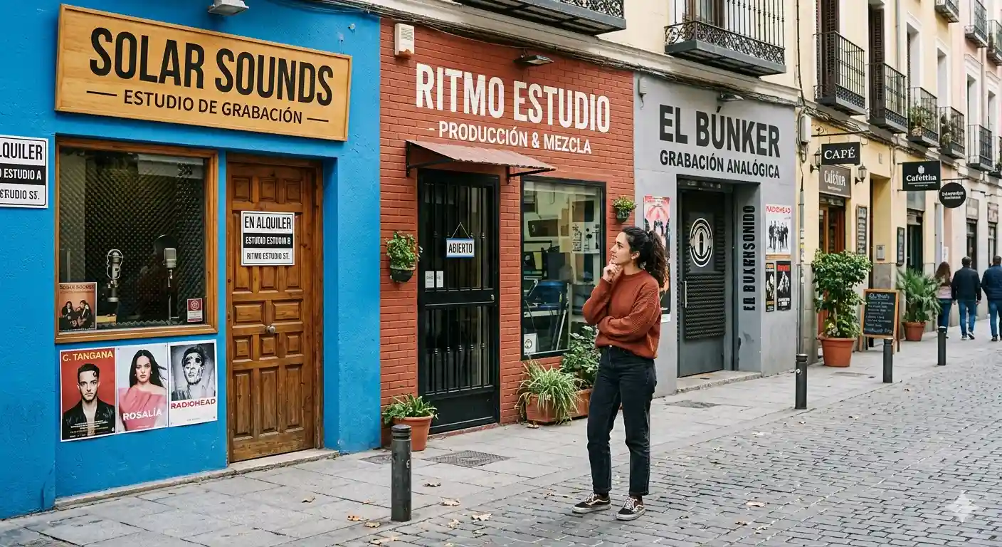 Tipos de estudio de música: grabación, ensayo y podcast, ¿cuál necesitas?